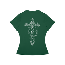 Load image into Gallery viewer, Women’s Slim Fit Performance T-Shirt Cross