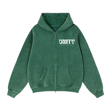 Load image into Gallery viewer, Oversized Angel Zip Hoodie