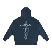 Load image into Gallery viewer, Oversize Cross Fleeced Hoodie