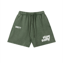 Load image into Gallery viewer, Unisex Vintage Wash Cotton Shorts