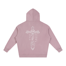 Load image into Gallery viewer, Oversize Cross Fleeced Hoodie