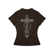 Load image into Gallery viewer, Women’s Slim Fit Performance T-Shirt Cross