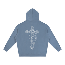 Load image into Gallery viewer, Oversize Cross Fleeced Hoodie