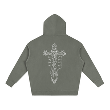 Load image into Gallery viewer, Oversize Cross Fleeced Hoodie