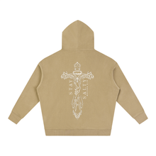 Load image into Gallery viewer, Oversize Cross Fleeced Hoodie
