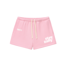 Load image into Gallery viewer, Womans Fleece Drawstring Sweatshorts
