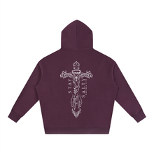 Load image into Gallery viewer, Oversize Cross Fleeced Hoodie
