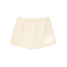 Load image into Gallery viewer, Womans Fleece Drawstring Sweatshorts
