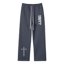 Load image into Gallery viewer, Unisex Fleece Straight Leg Sweatpants
