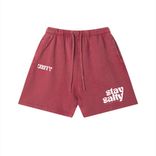 Load image into Gallery viewer, Unisex Vintage Wash Cotton Shorts
