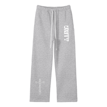 Load image into Gallery viewer, Unisex Fleece Straight Leg Sweatpants
