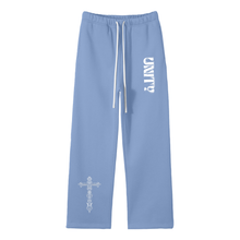 Load image into Gallery viewer, Unisex Fleece Straight Leg Sweatpants
