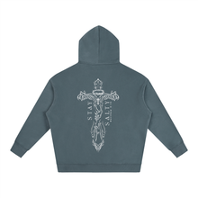 Load image into Gallery viewer, Oversize Cross Fleeced Hoodie
