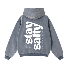 Load image into Gallery viewer, Stay Salty Zip Hoodie

