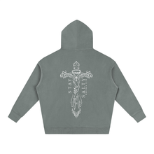 Load image into Gallery viewer, Oversize Cross Fleeced Hoodie
