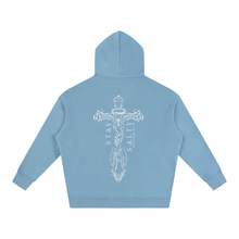 Load image into Gallery viewer, Oversize Cross Fleeced Hoodie
